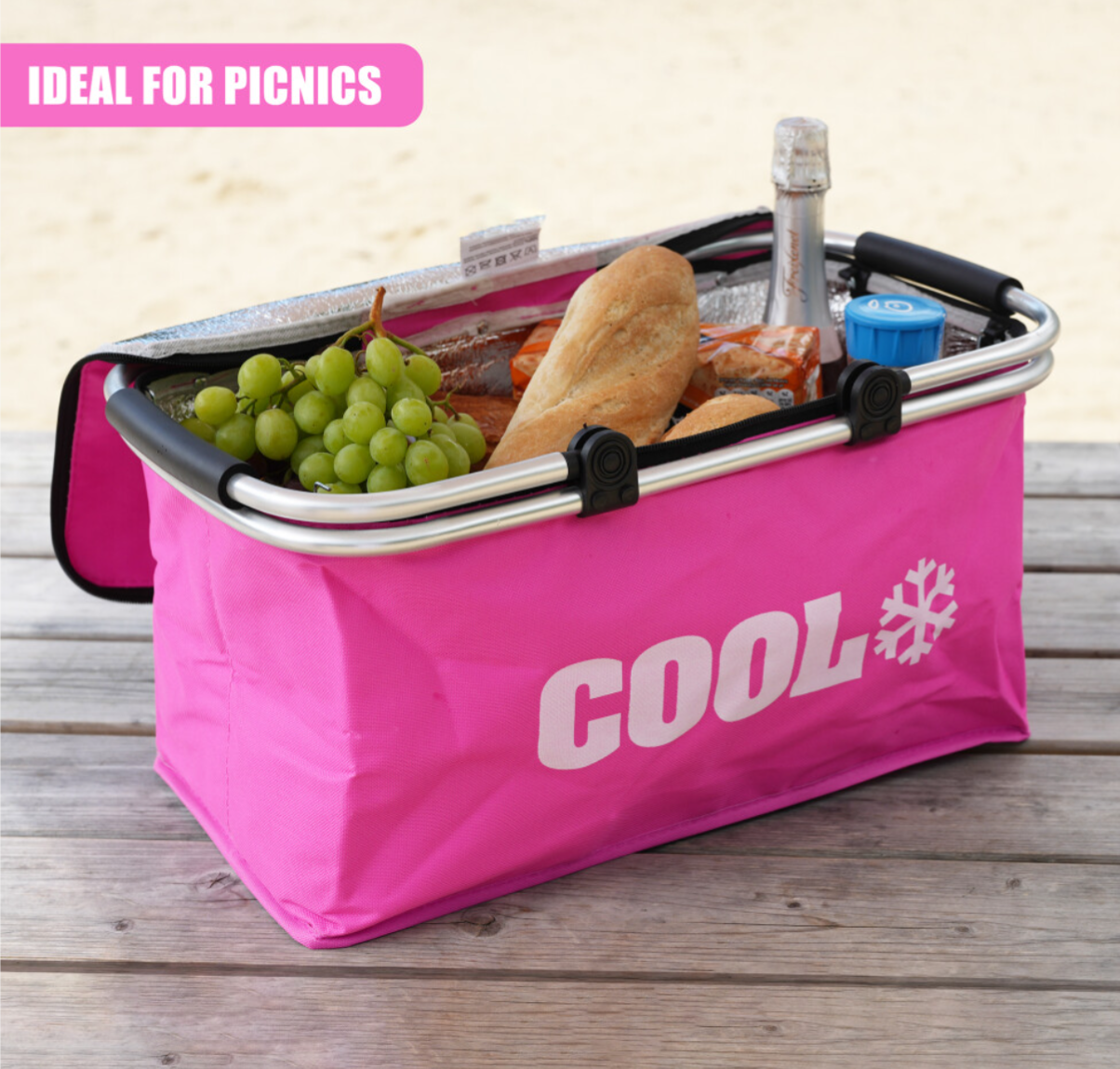 GEEZY 35L Folding Insulated Cooler Basket - Truly Yours