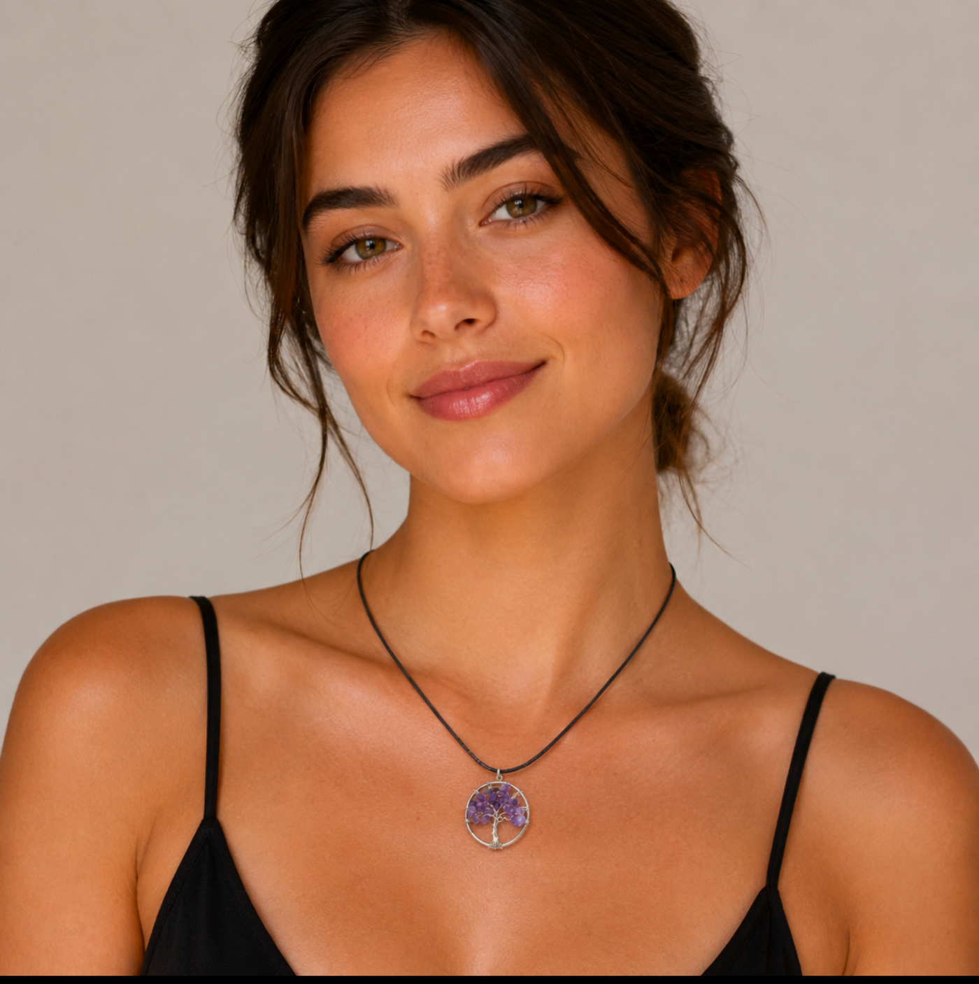 Tree of Life Pendant - Amethyst - Truly Yours