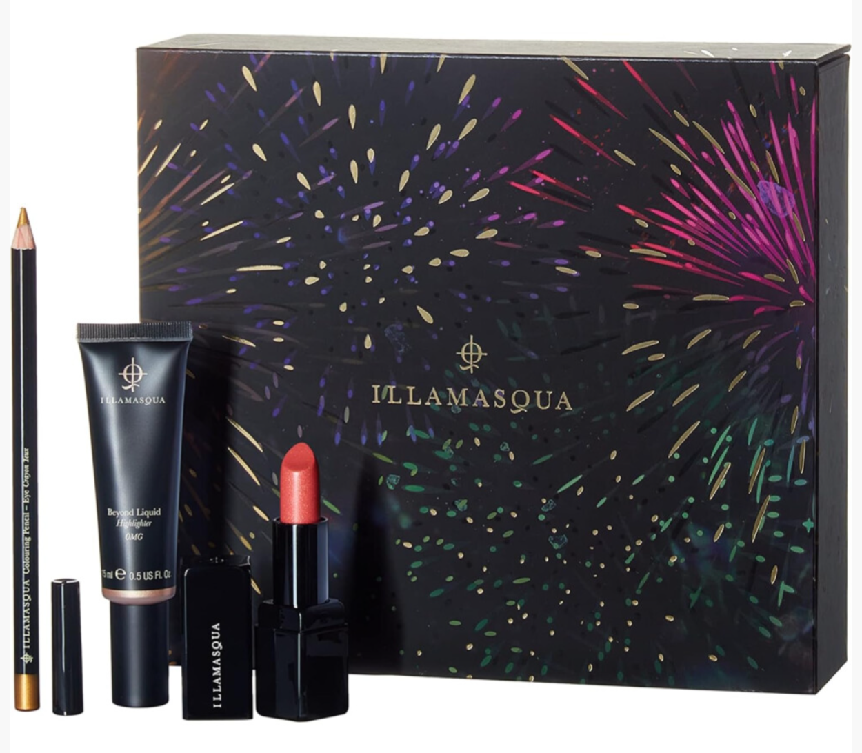 Illamasqua Fireworks Eye, Lip & Cheek Gift Set