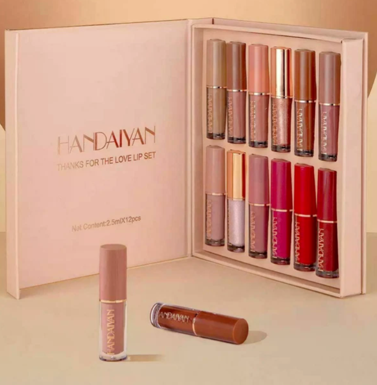 12pc Matte Liquid Lipstick Set