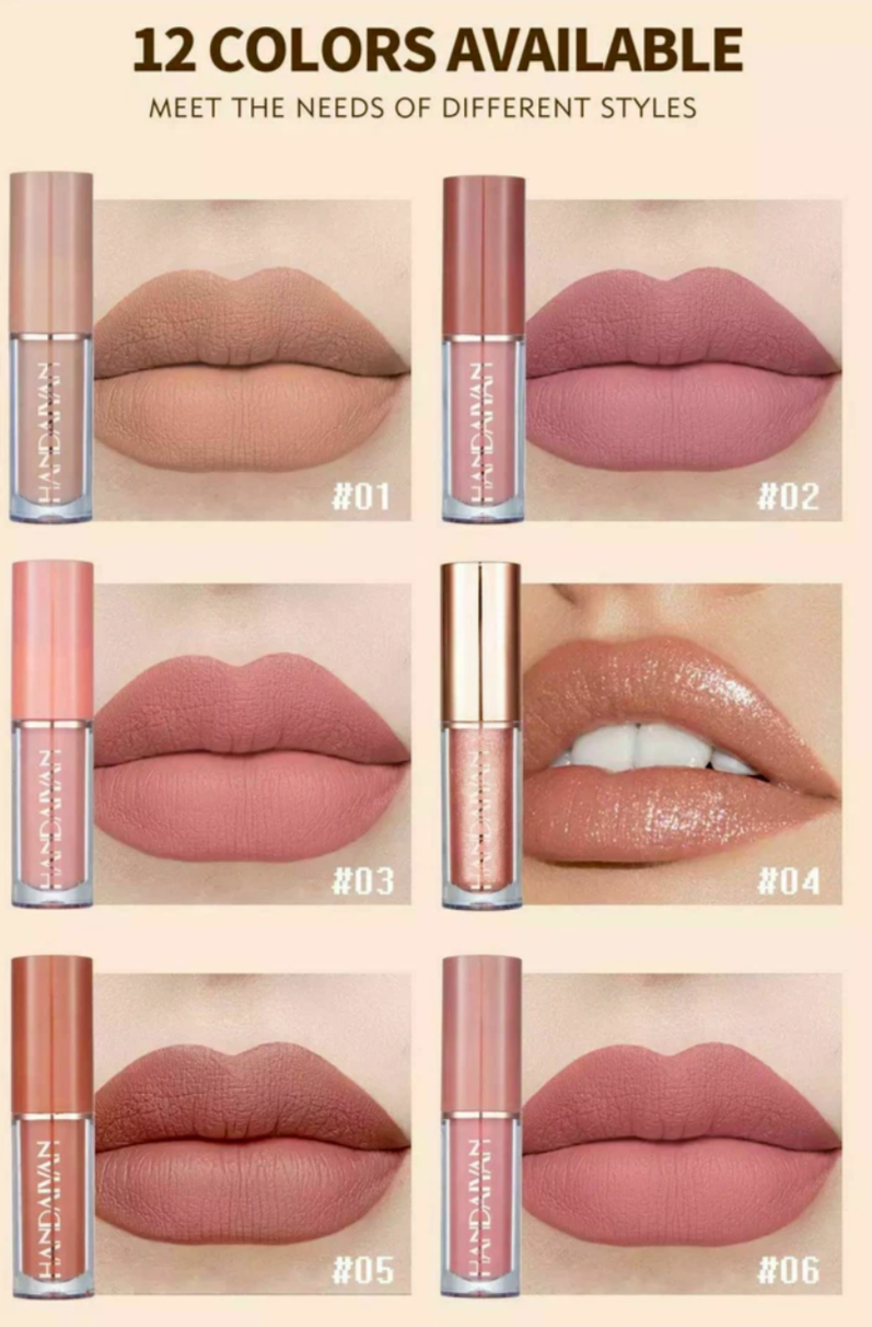 12pc Matte Liquid Lipstick Set - Truly Yours