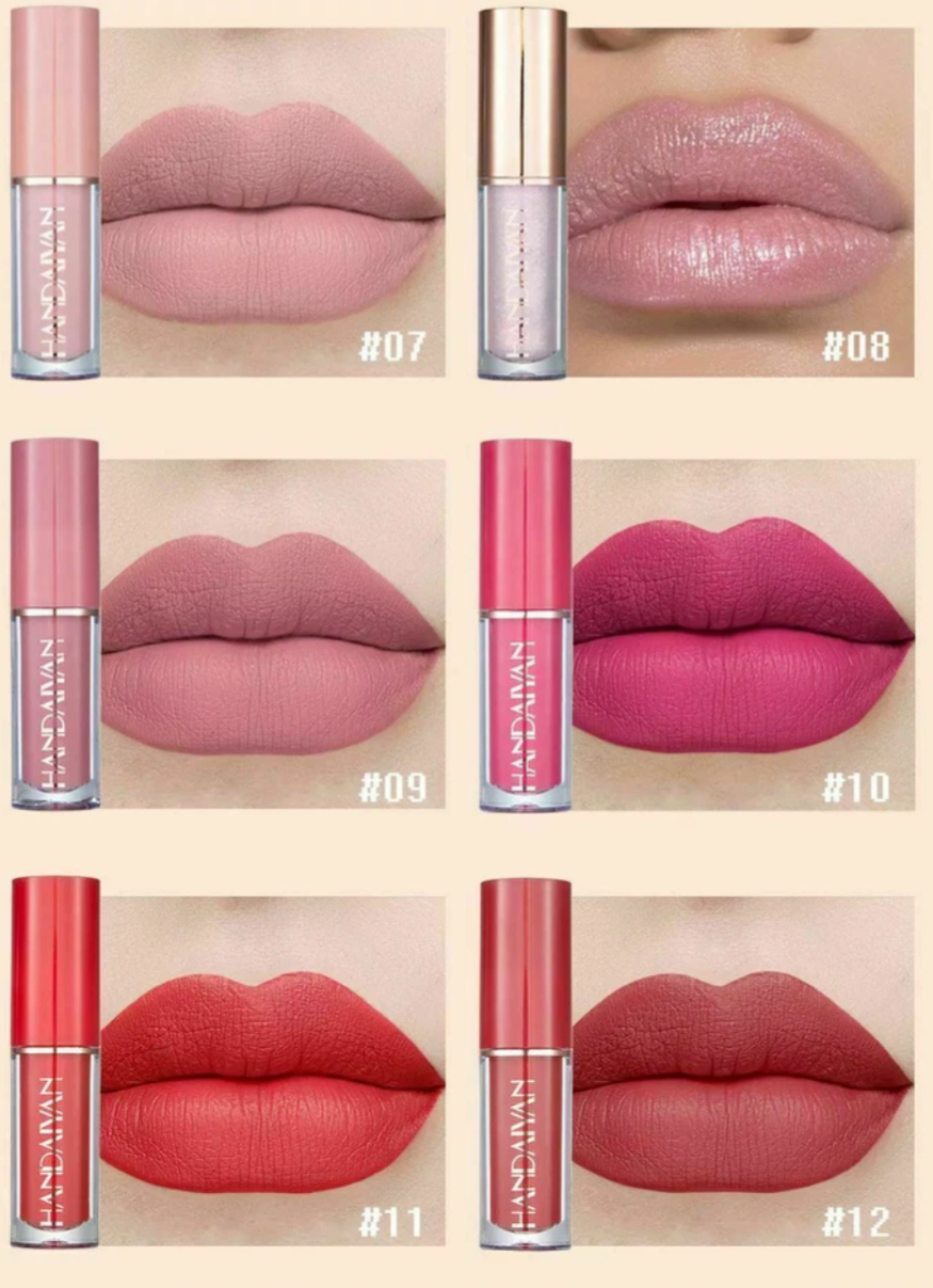 12pc Matte Liquid Lipstick Set - Truly Yours