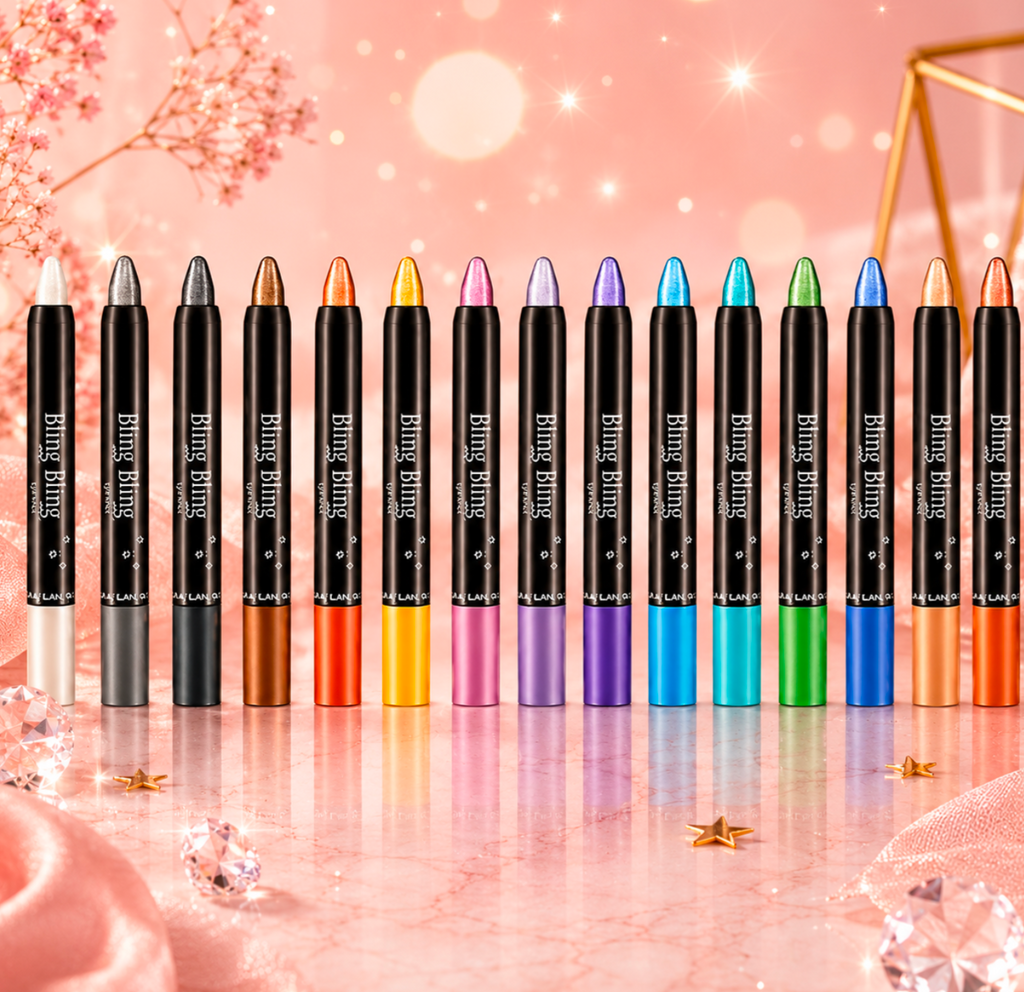 15 Color Glitter Eyeshadow Stick Set - Truly Yours