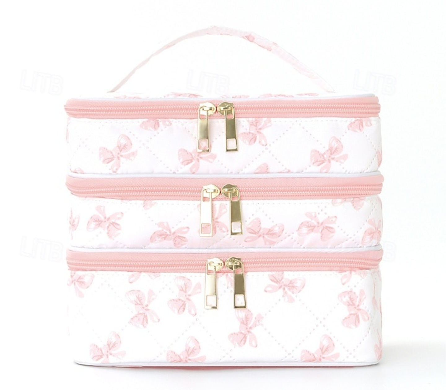 Luxury Quilted Makeup & Travel Organiser Bags– Multi-Compartment Cosmetic Storage Case - Truly Yours