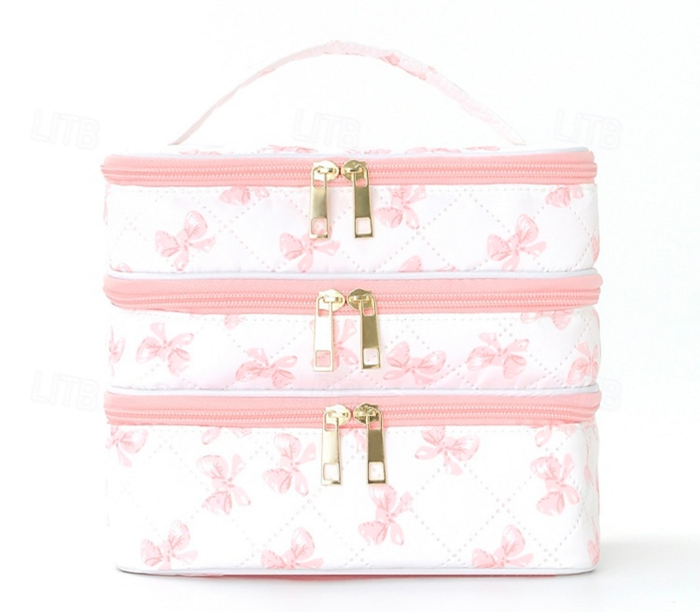Luxury Quilted Makeup & Travel Organiser Bags– Multi-Compartment Cosmetic Storage Case - Truly Yours
