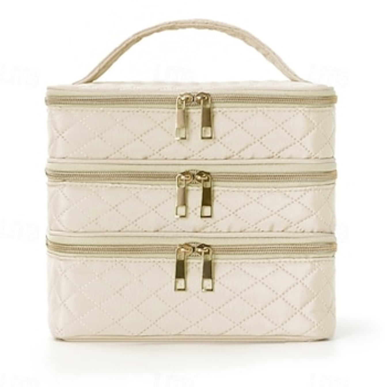 Luxury Quilted Makeup & Travel Organiser Bags– Multi-Compartment Cosmetic Storage Case - Truly Yours