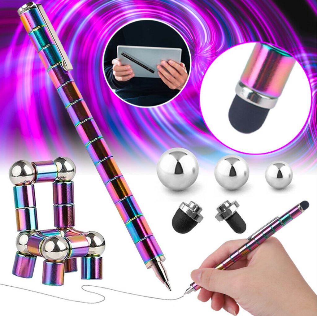 Magnetic Fidget Pen Toy – Decompression Stress Relief Pen & Puzzle Desk Gadget - Truly Yours