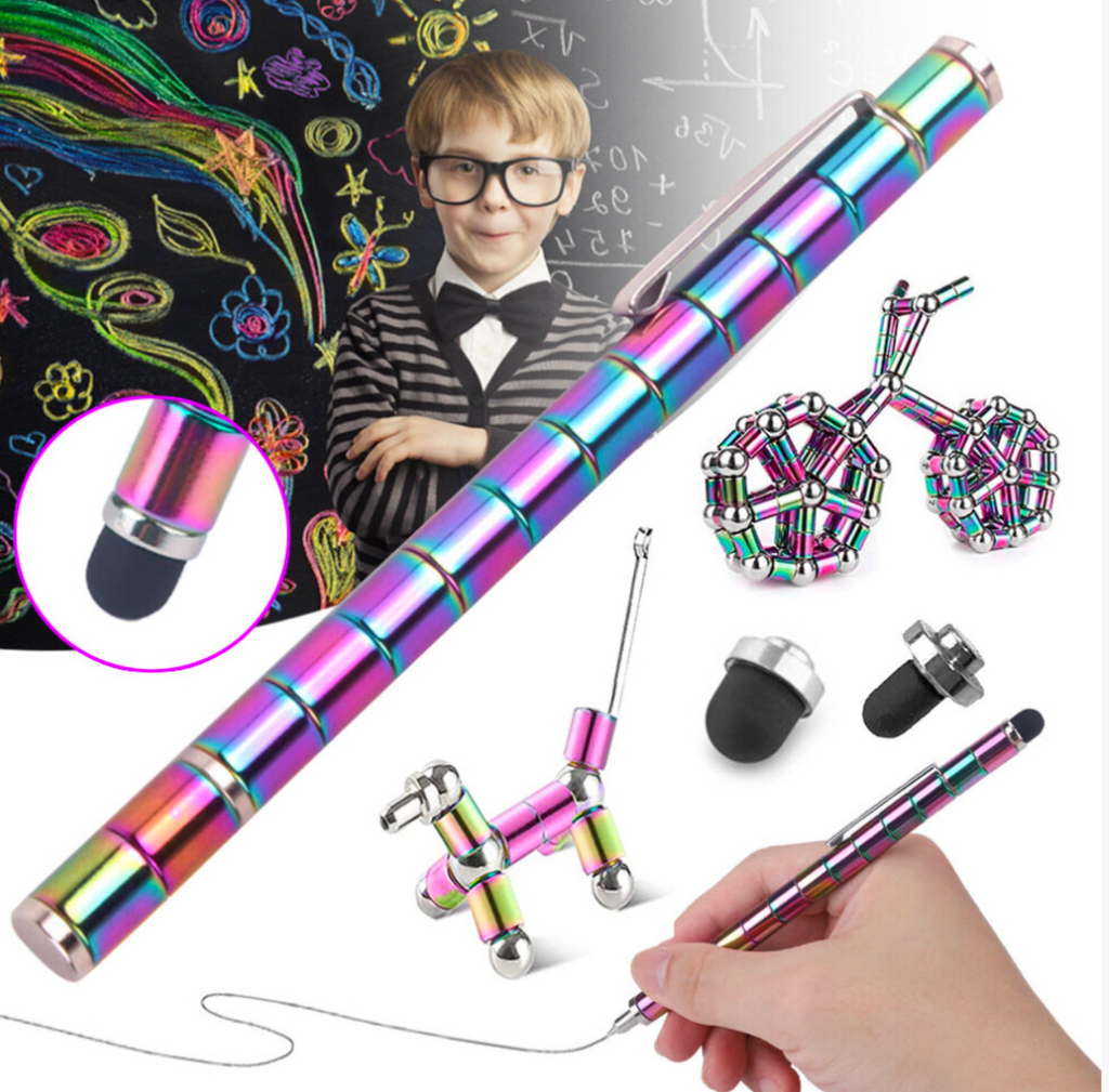 Magnetic Fidget Pen Toy – Decompression Stress Relief Pen & Puzzle Desk Gadget - Truly Yours
