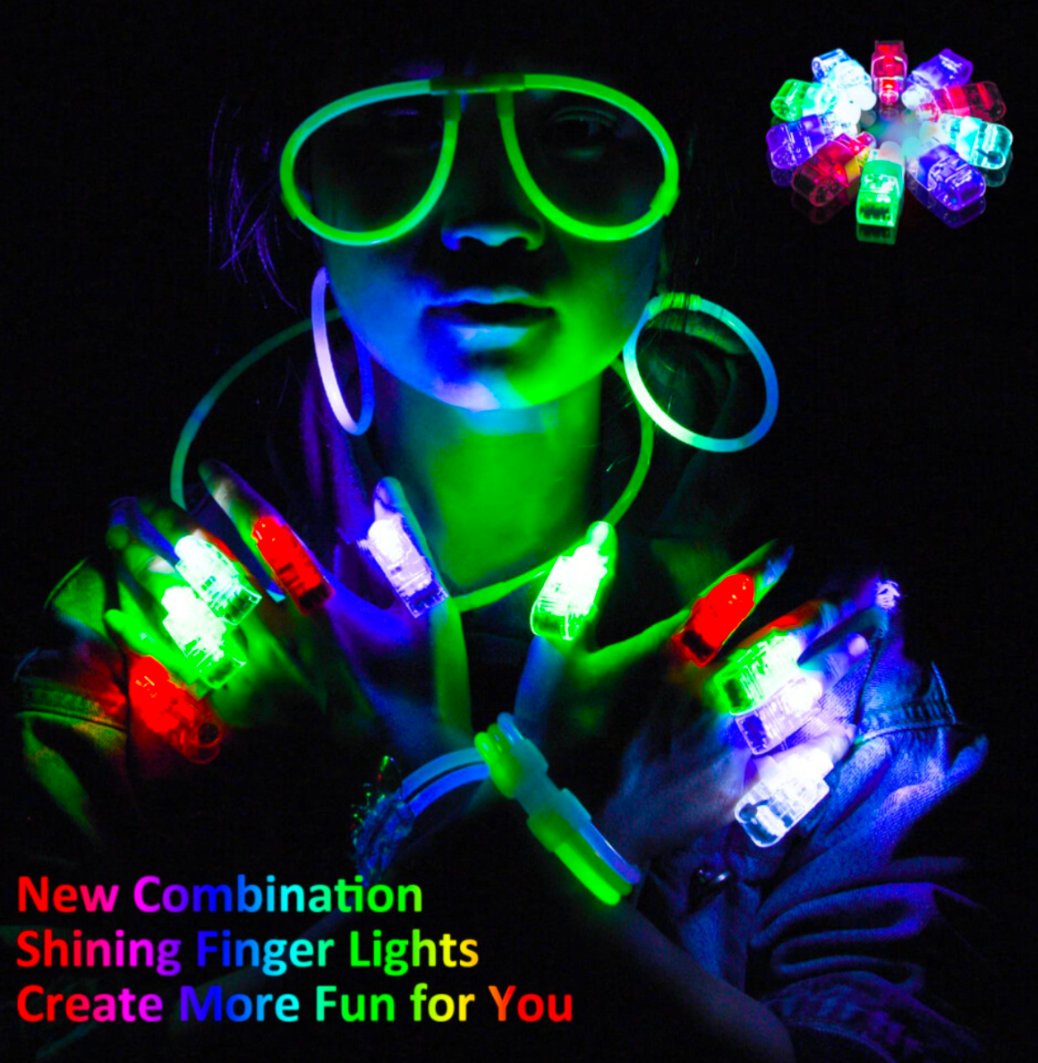 Segotendy Premium 246PCS Neon Glow Stick Party Set - Truly Yours