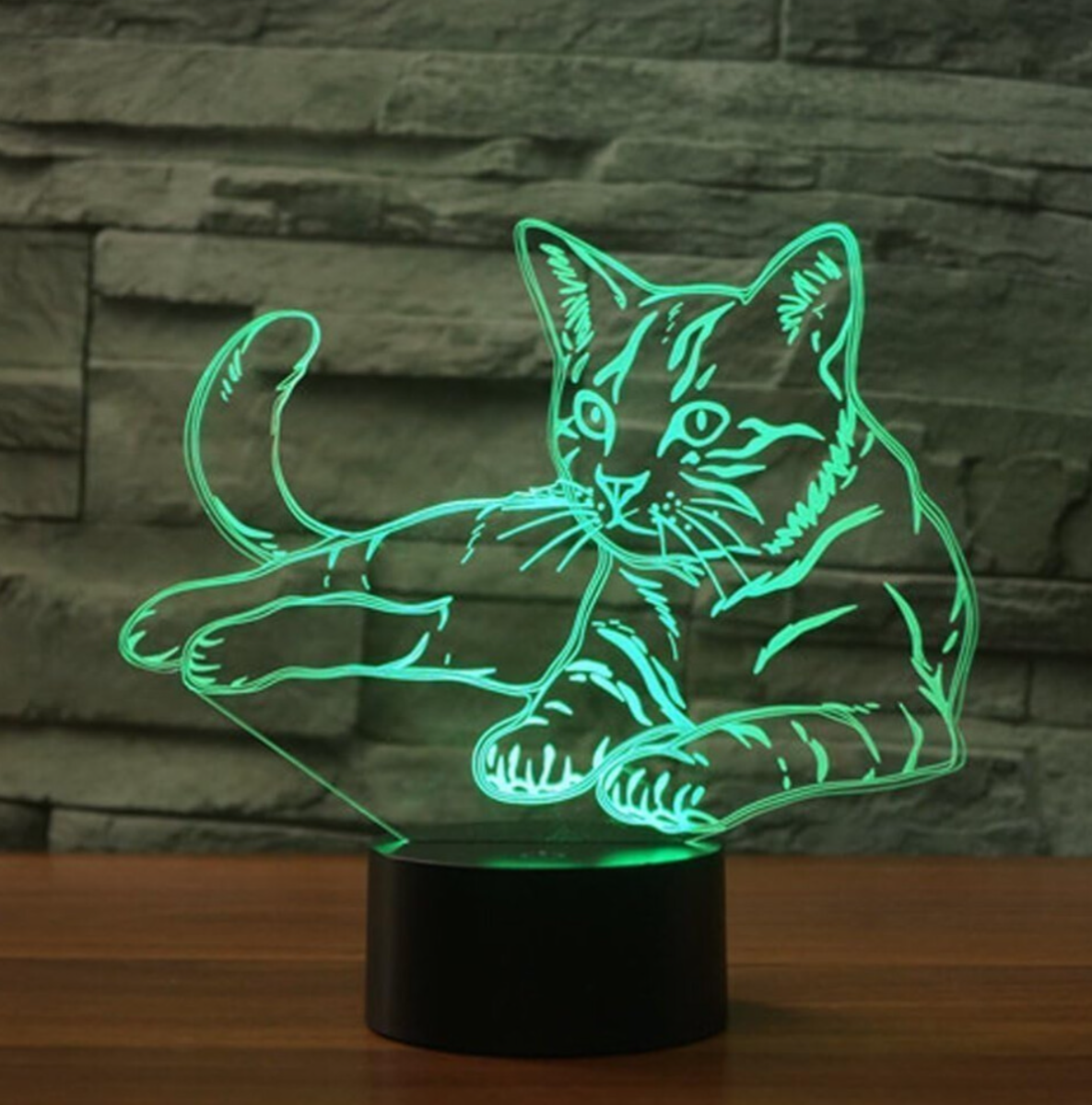 3D LED Cat Night Light - Truly Yours
