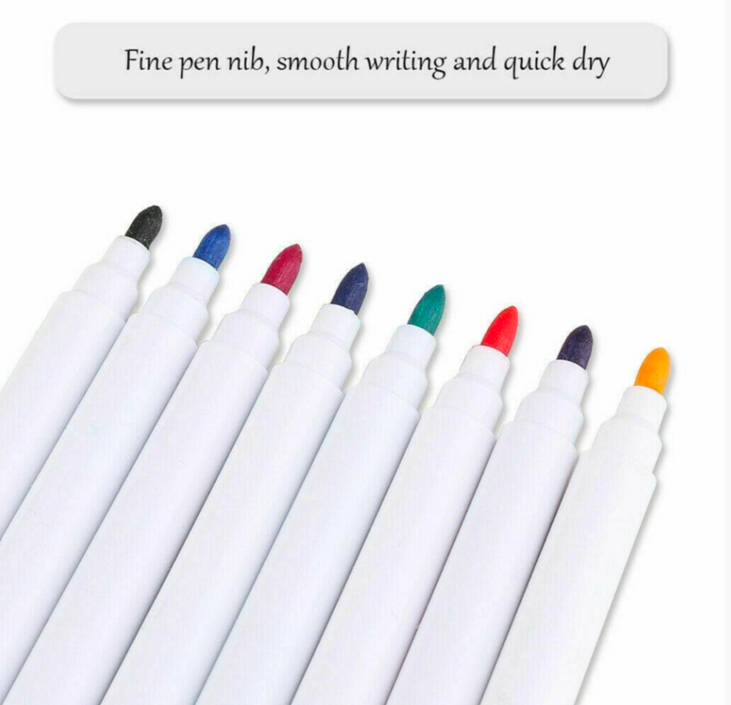 8 Colour Magnetic White Board Marker Pens - Truly Yours
