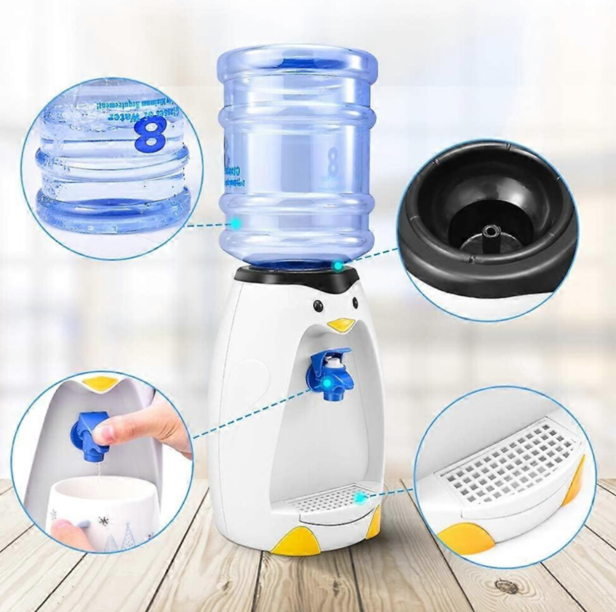 2.5L Cute Penguin Mini Water Dispenser - Truly Yours