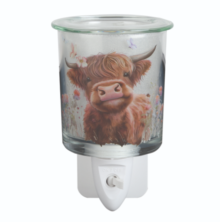 Aroma Plug In Wax Melter - Highland Cow Design
