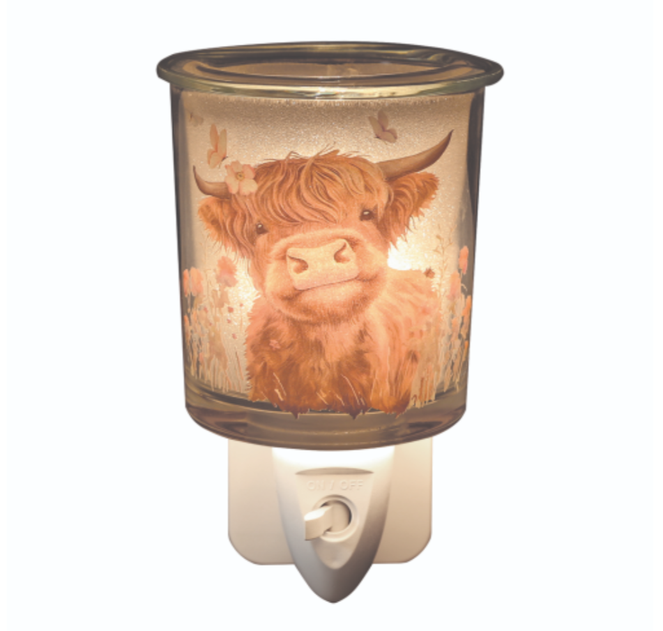 Aroma Plug In Wax Melter - Highland Cow Design