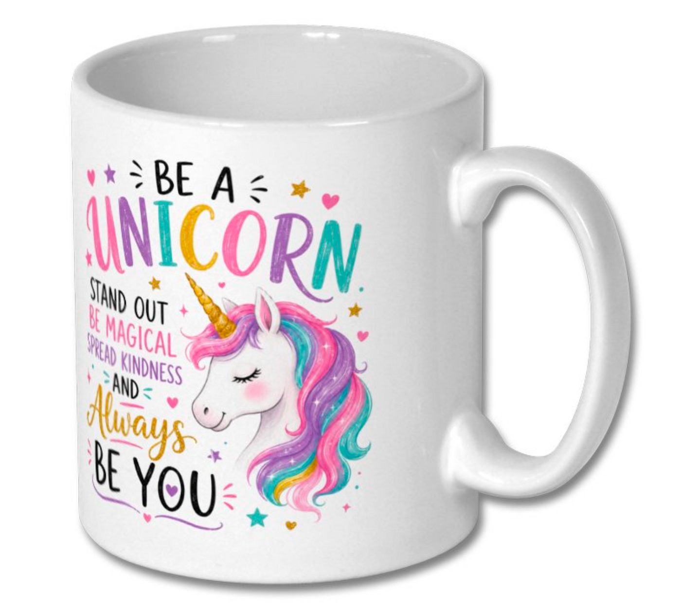 Be a Unicorn – Magical Inspirational Ceramic Mug - Truly Yours