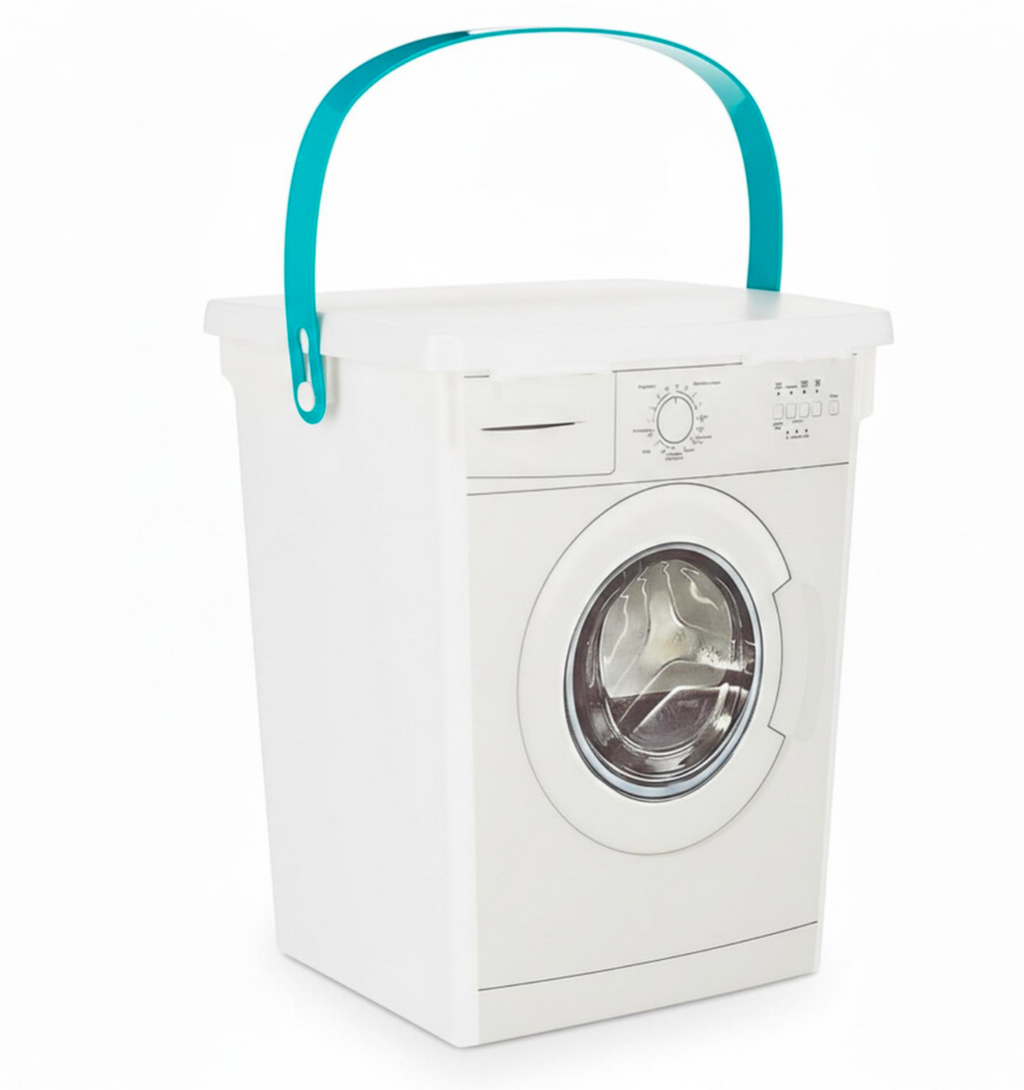 GEEZY Washing Machine Storage Box 5L – Laundry Powder & Pod Container with Lid