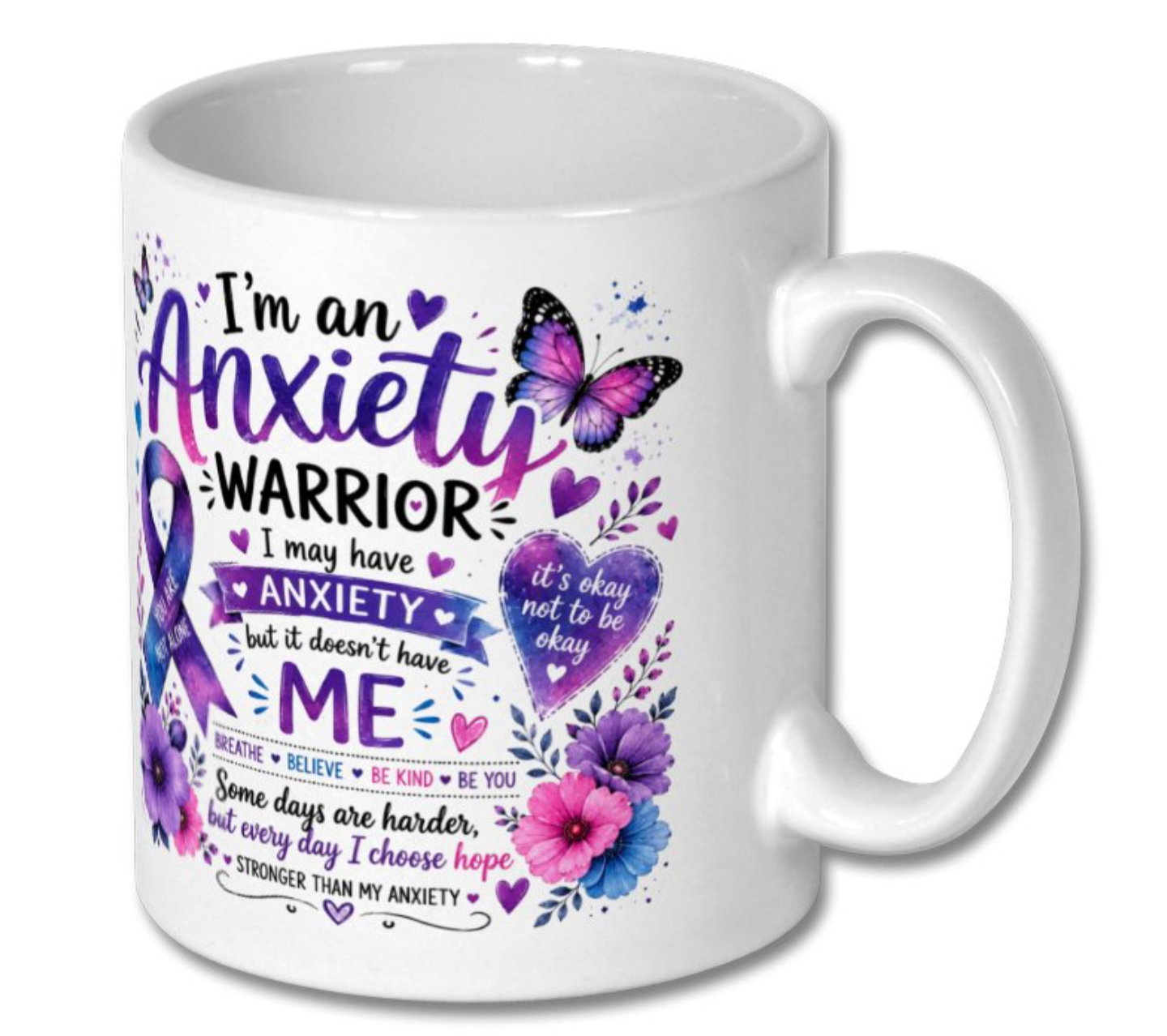 Awareness Butterfly Mugs - Various