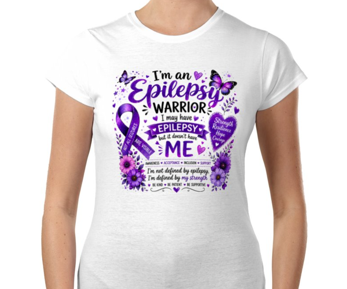 Epilepsy Warrior Awareness T-Shirt