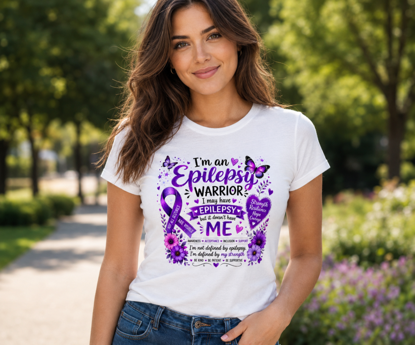 Epilepsy Warrior Awareness T-Shirt