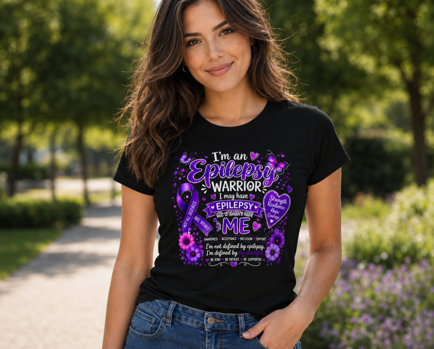 Epilepsy Warrior Awareness T-Shirt
