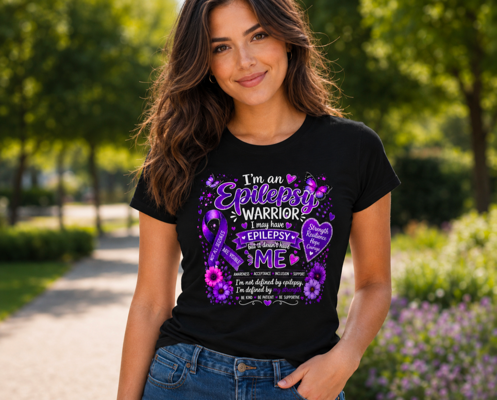 Epilepsy Warrior Awareness T-Shirt