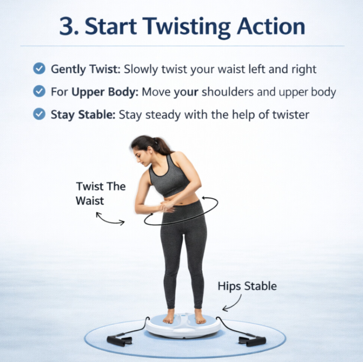 Waist Twisting Disc Exerciser - Body Shaping