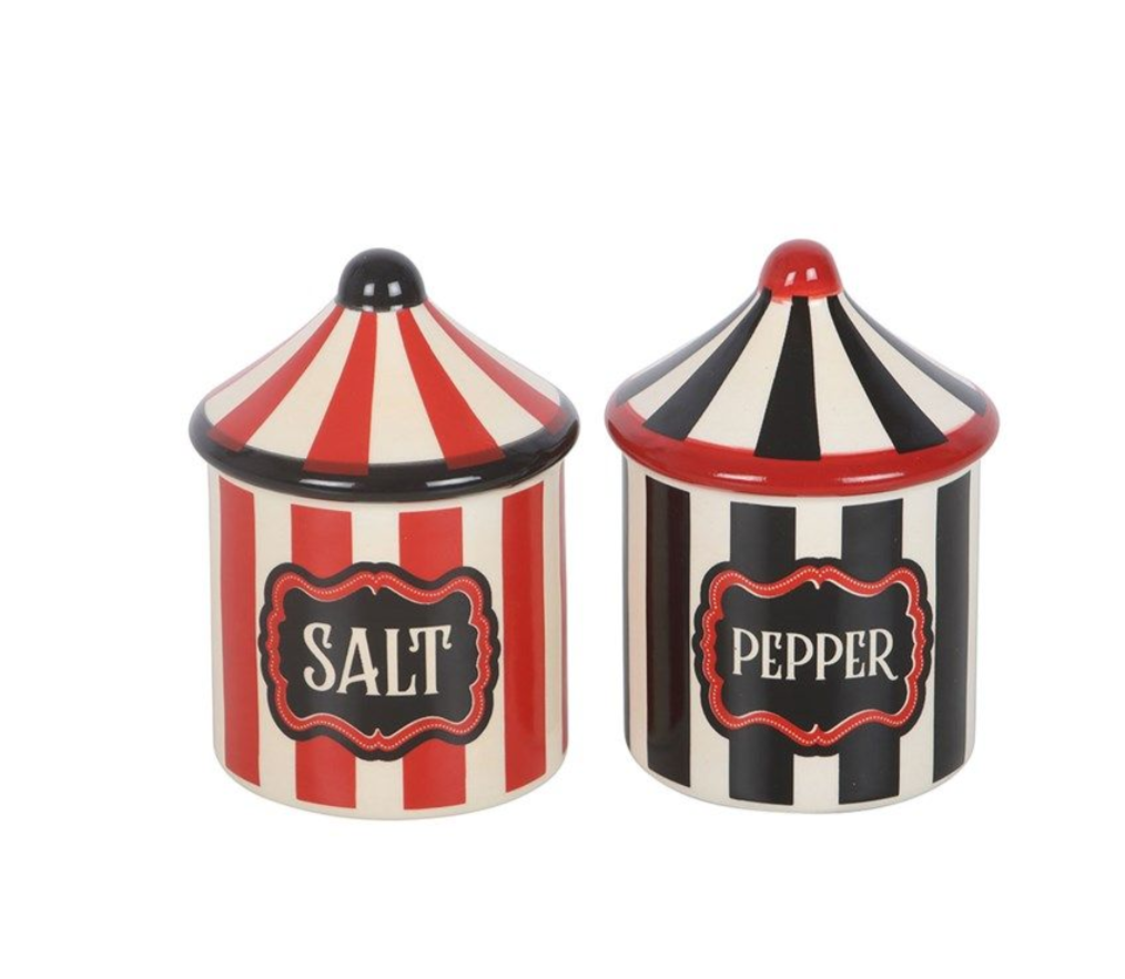 Circus Tent Salt and Pepper Shakers