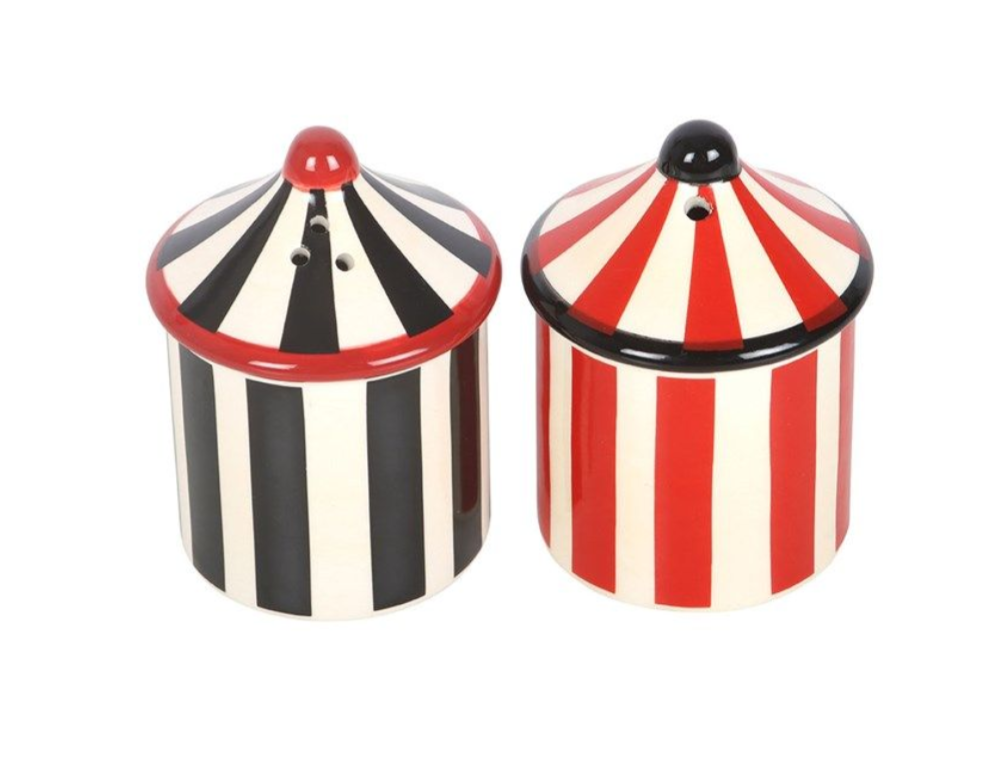 Circus Tent Salt and Pepper Shakers