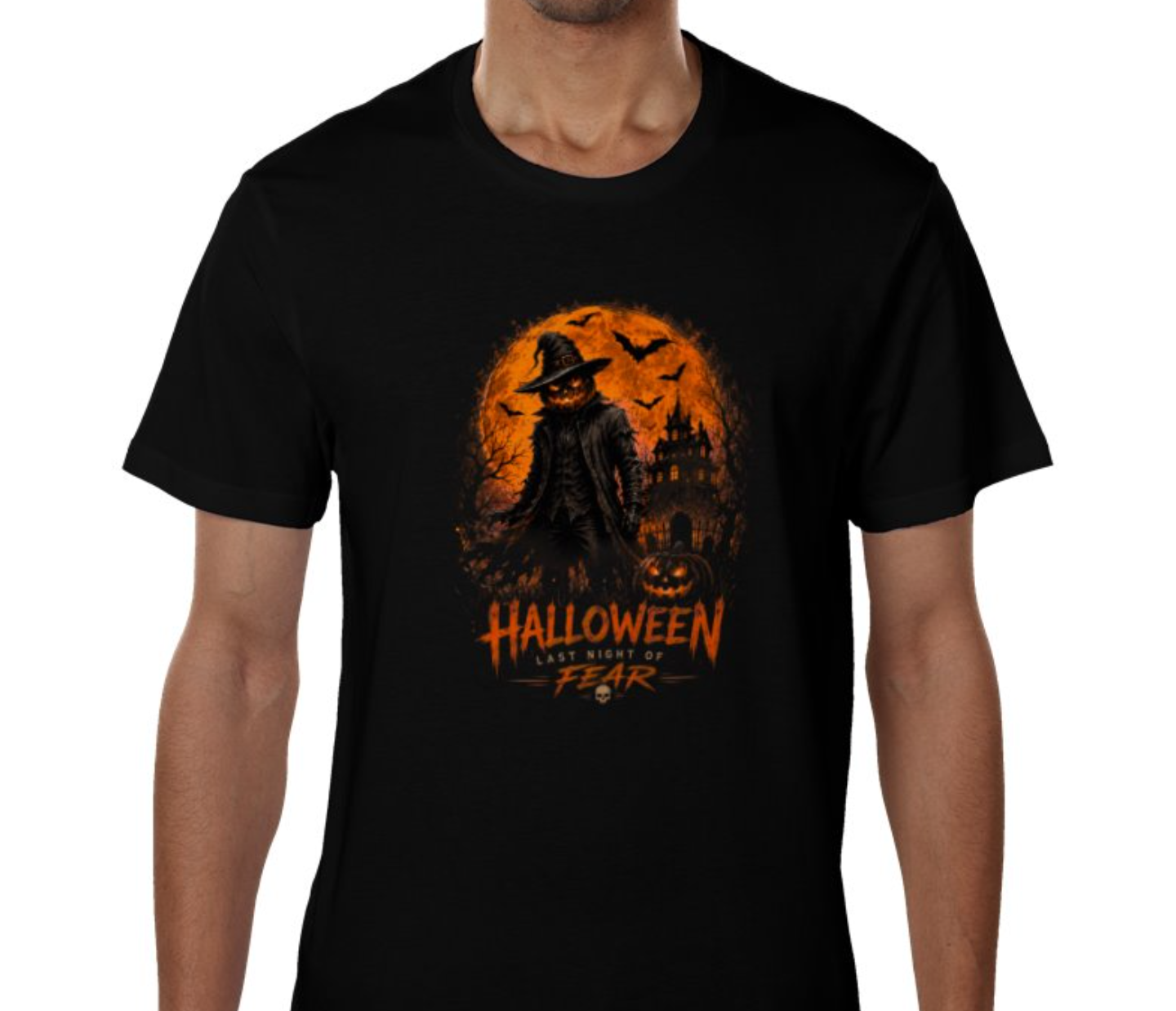 Halloween Last Night of Fear Men's Graphic T-Shirt