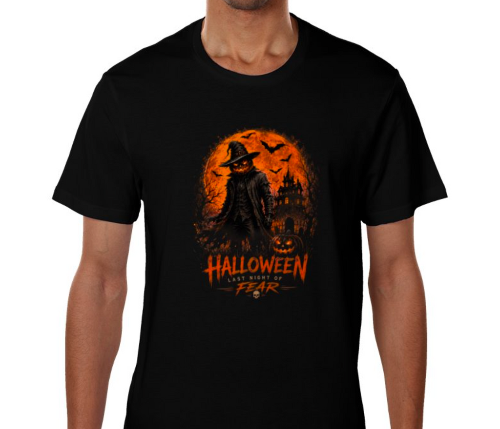 Halloween Last Night of Fear Men's Graphic T-Shirt