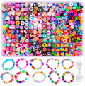 1000 Piece Polymer Clay Bead Bracelet Making Kit – 24 Fun Styles