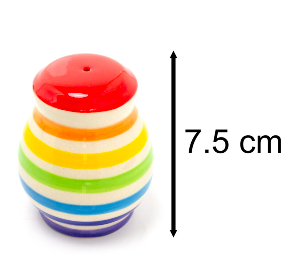 Rainbow Salt & Pepper Shakers
