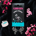 Flamin-goth Enamel Dangle Earrings