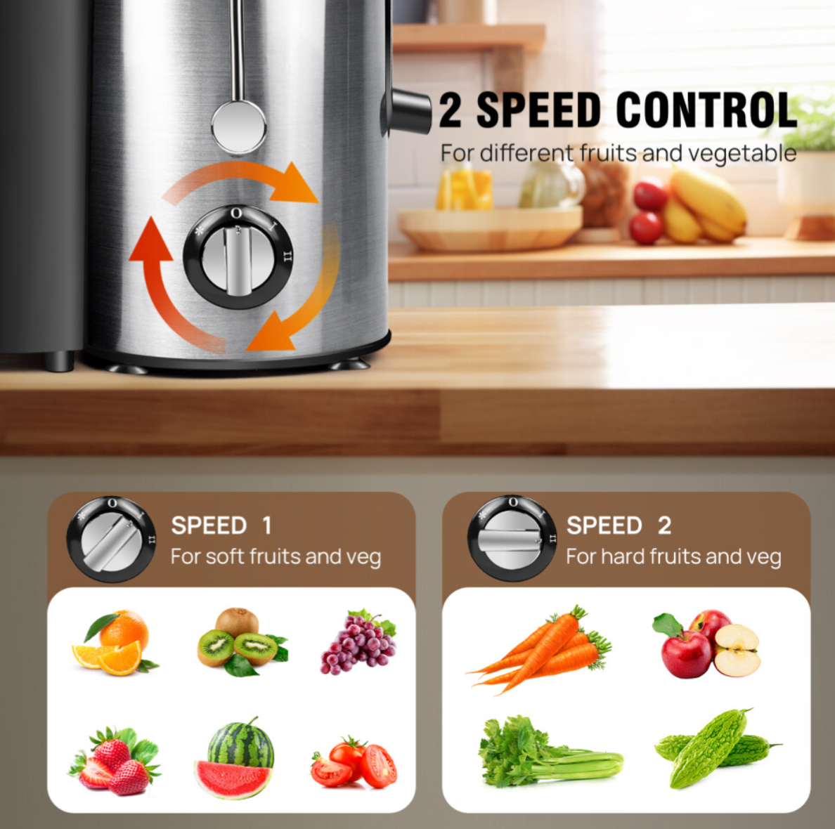 1000W Electric Juicer Machine