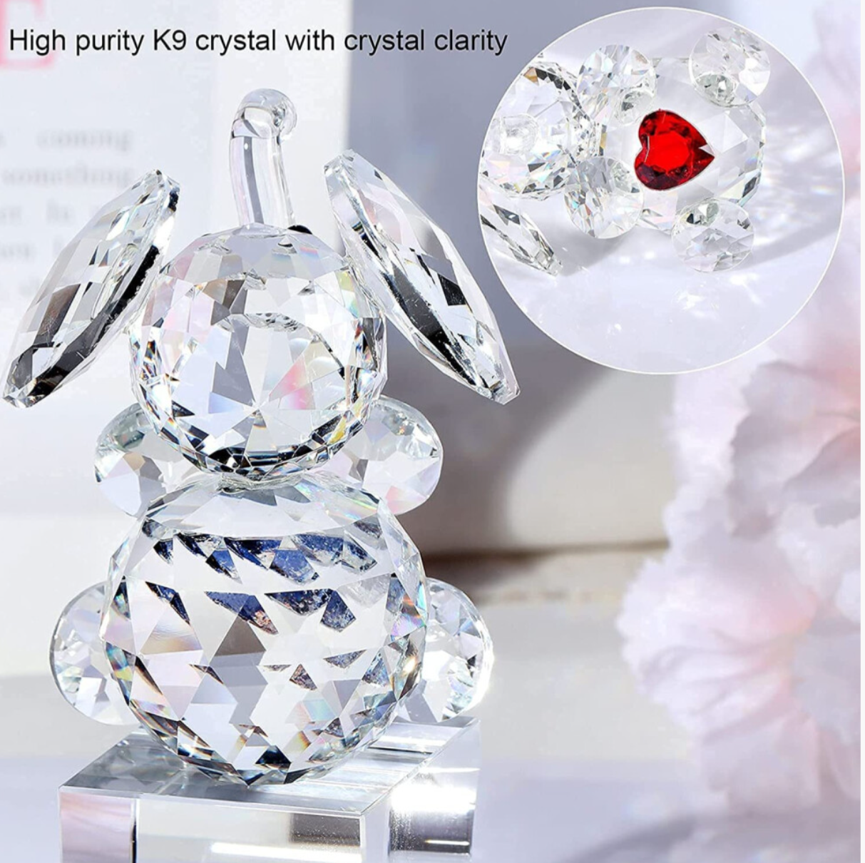 K9 Crystal Elephant Figurine