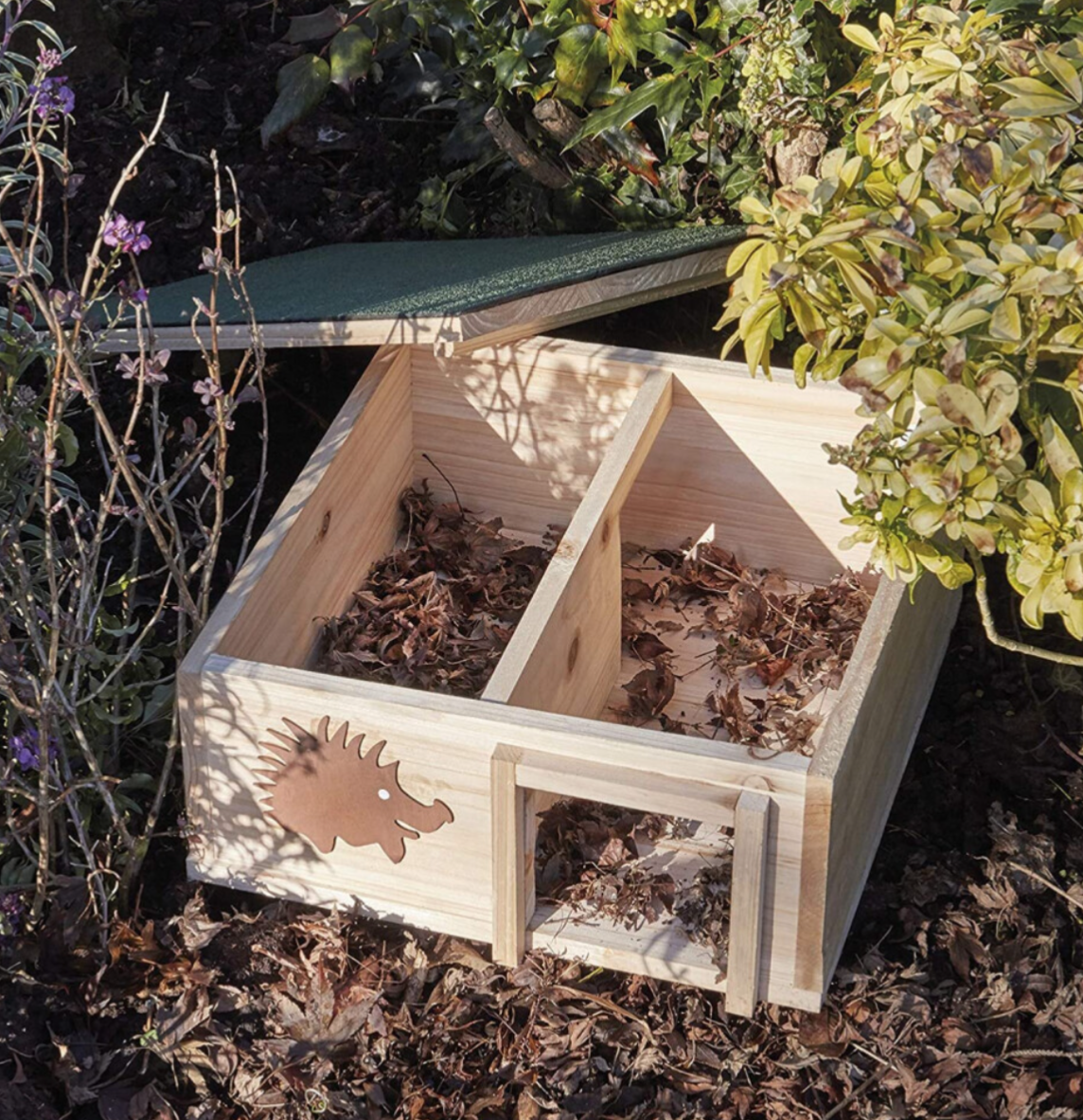 Wooden Hedgehog Nest Box