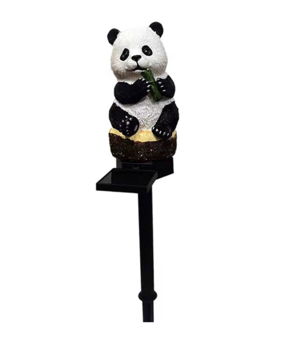 Solar Panda Garden Stake Light