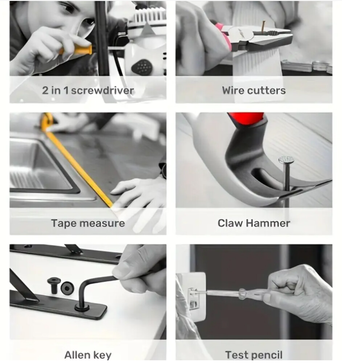 24pcs Household DIY Tool Kit