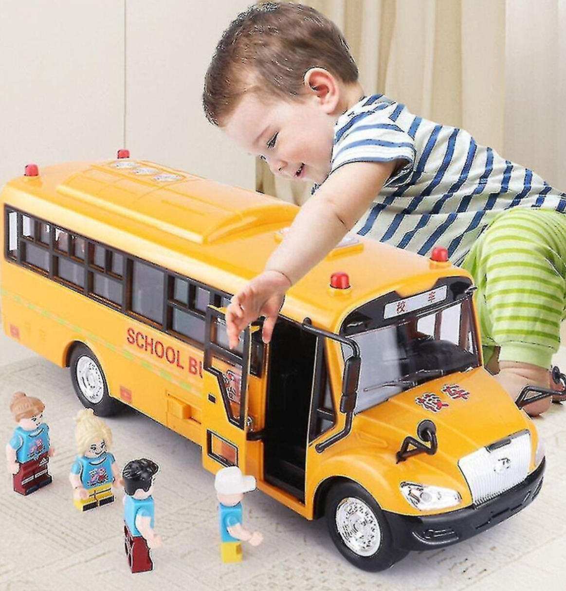 School Bus Toy with Lights & Sounds