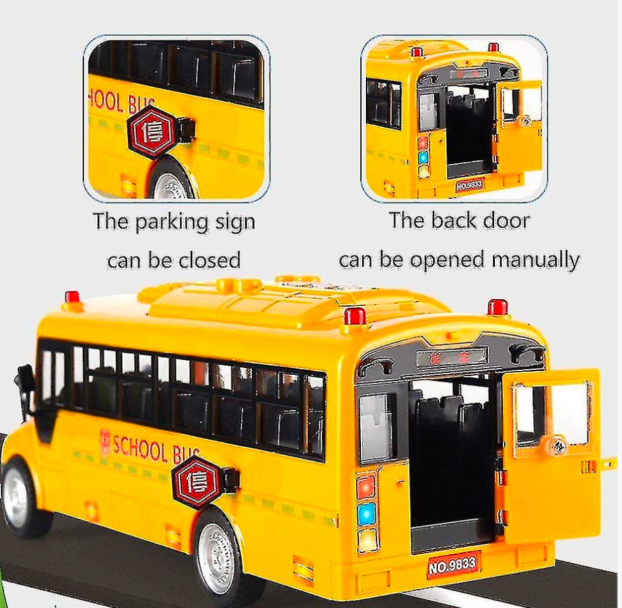 School Bus Toy with Lights & Sounds