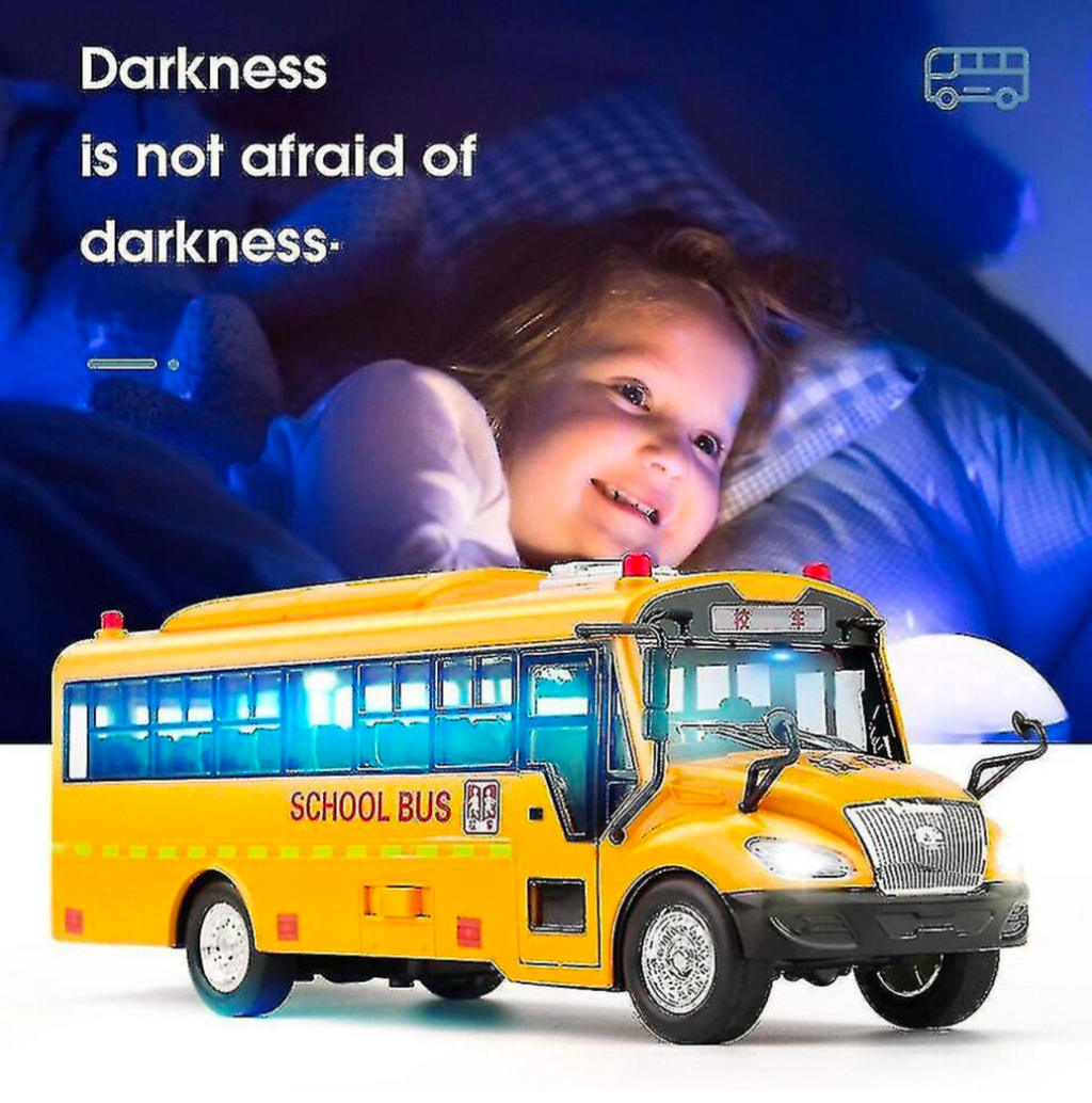 School Bus Toy with Lights & Sounds