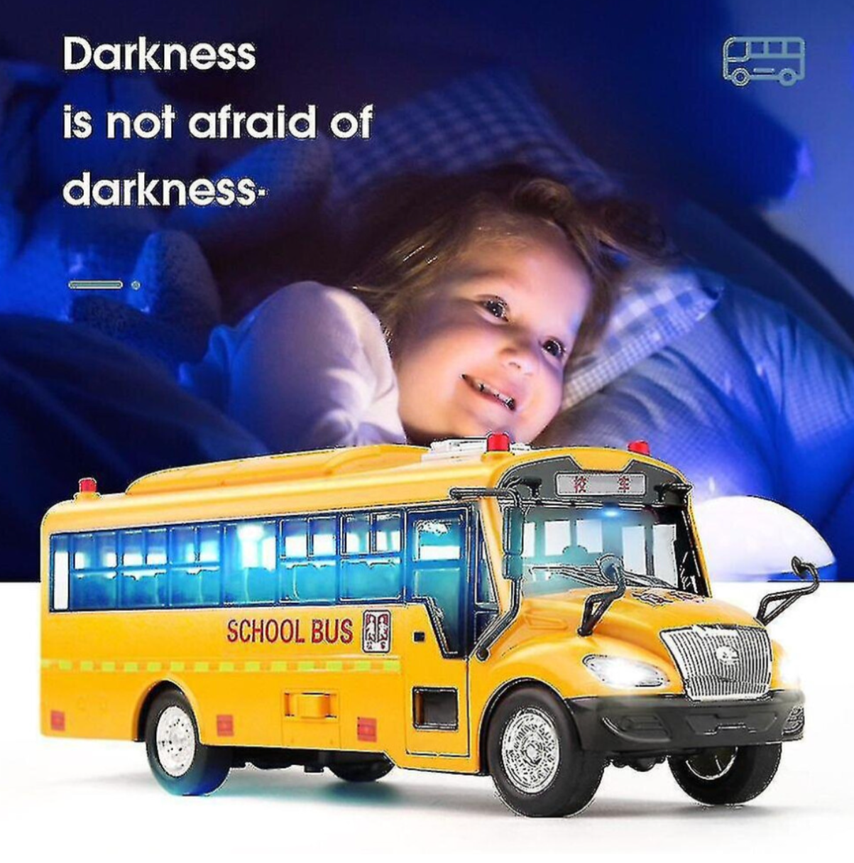 School Bus Toy with Lights & Sounds