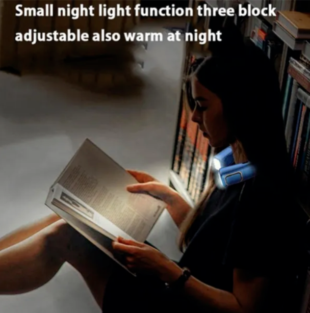Hands-Free Neck Cooling Fan with LED Light