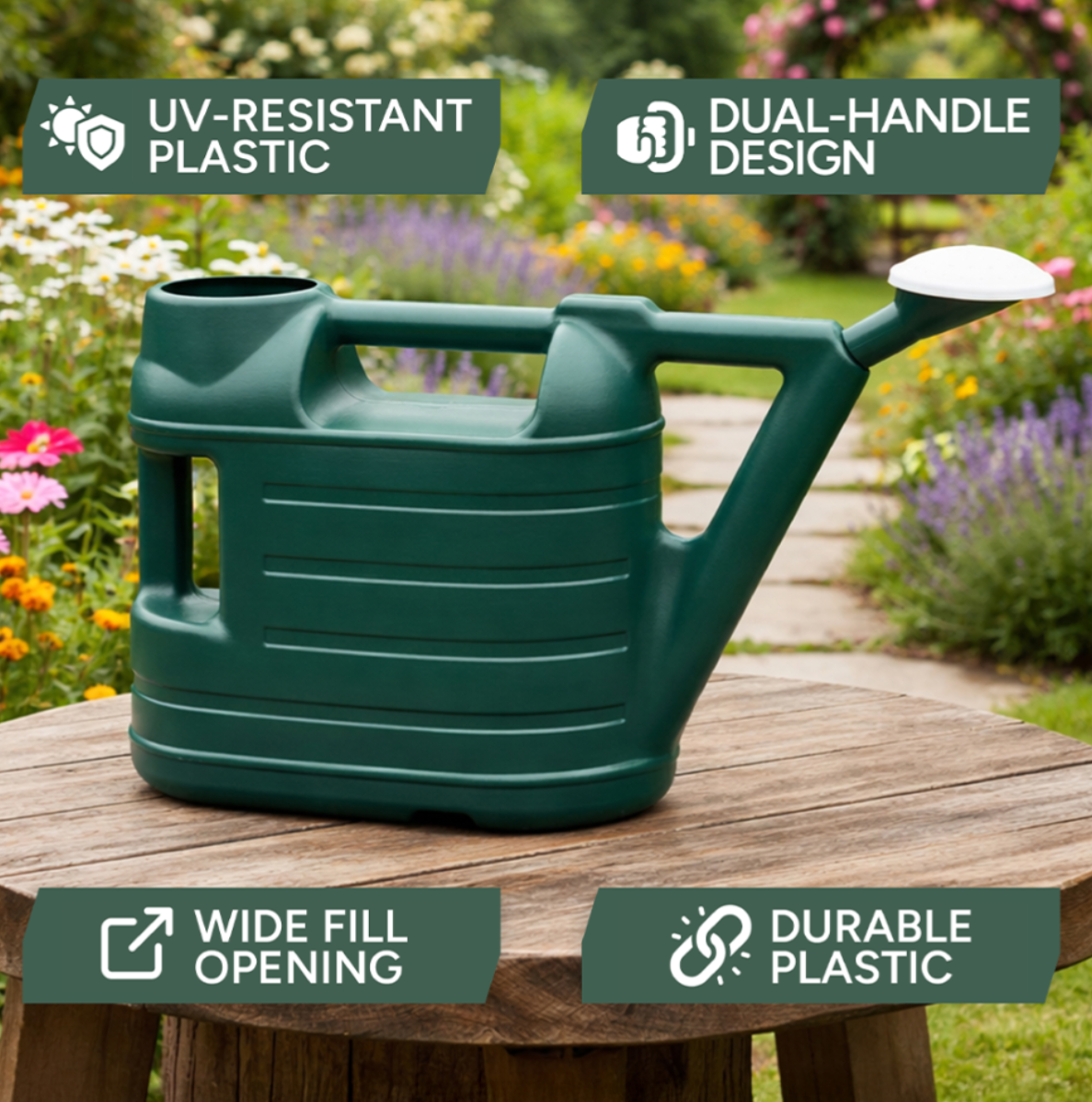 6.5L Dual Handle Watering Can