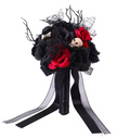 Gothic Skull & Rose Bouquet