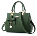 Elegant Green Bow Handbag