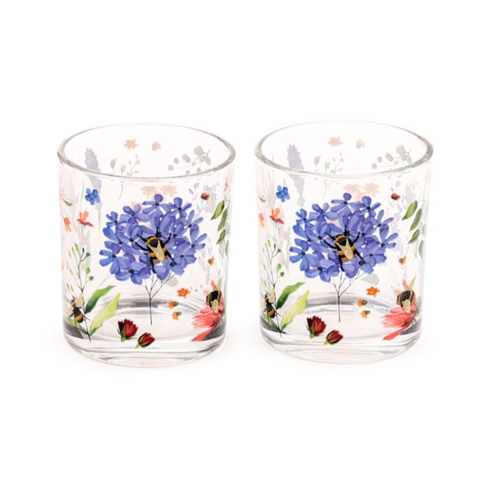 Glass Tumbler Set of 2 250ml - Nectar Meadows Tumblers