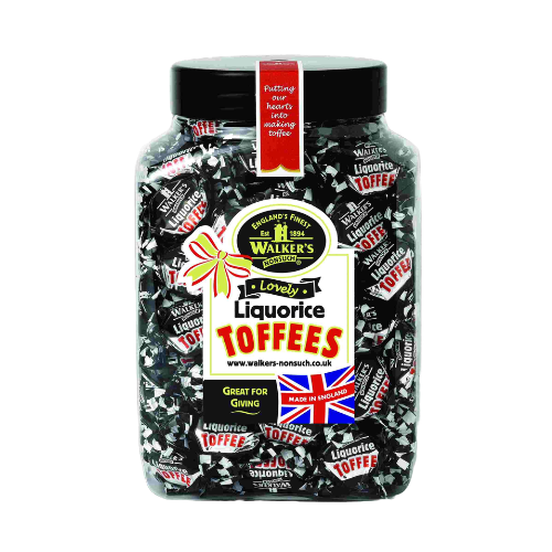 Walkers Liquorice Toffee Jar 1.25Kg - Truly Yours