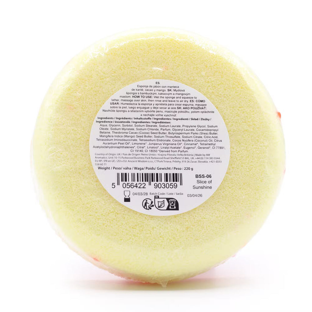 Butter Bubble Soap - Slice of Sunshine Soap sponge