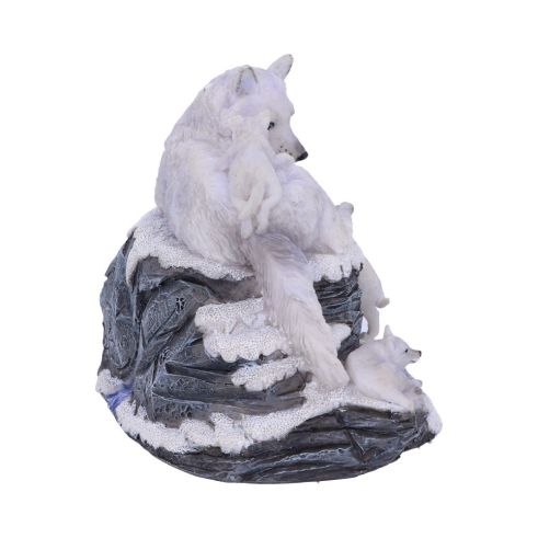 Mother's Watch White Wolf and Pups Calendar - Truly Yours